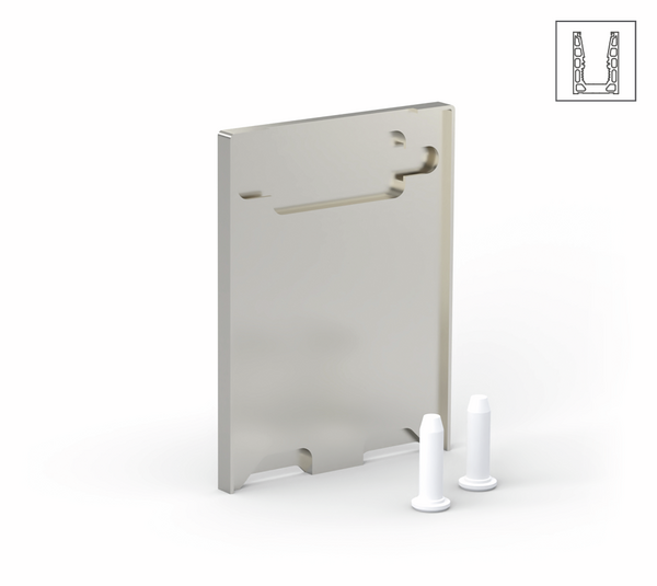 VetroMount® Heavy Duty Endkappe