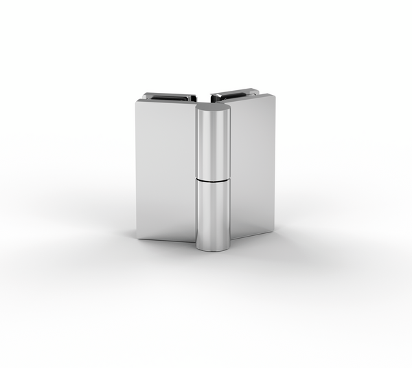 Bisagra para puerta de ducha Arta, cristal-cristal 135° - 180°