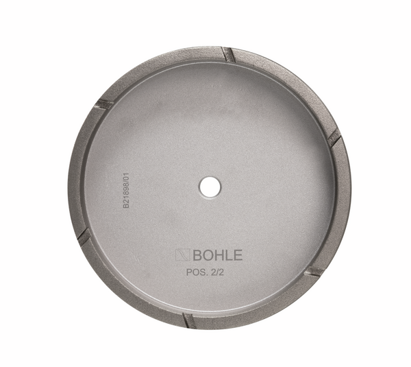 Cup wheel edge diamond / metal-bonded segment