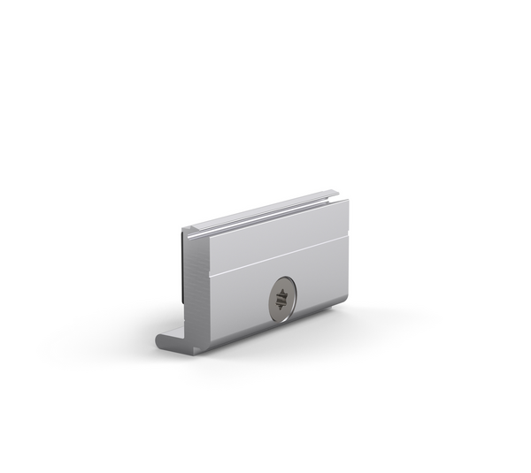 Perfil de sujeción de vidrio, pieza de sujeción