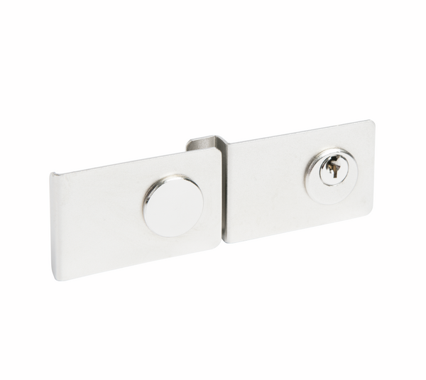 Glass door lock with glass processing