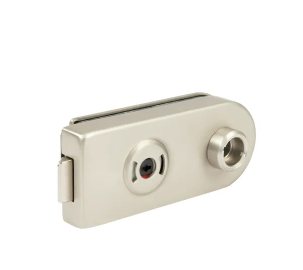 Studio üvegajtós WC zár, kerek