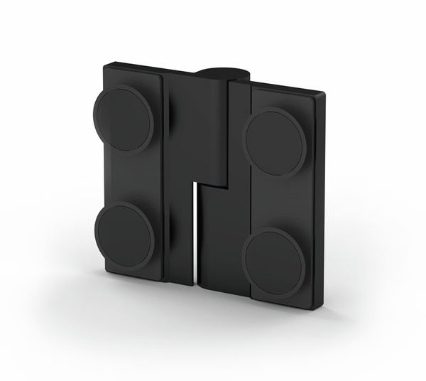 Paumelle pour porte de douche Arta FM, verre-verre 135-180°