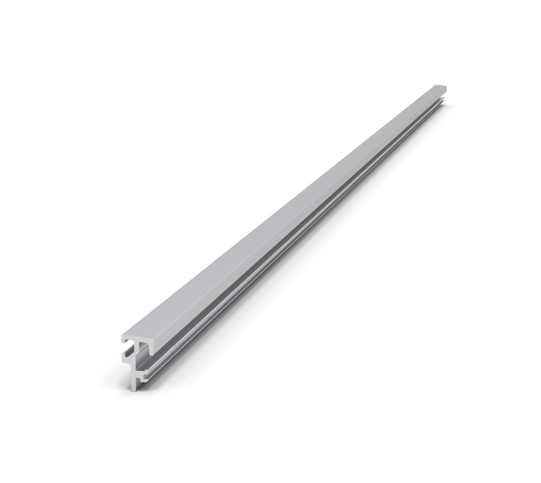 VetroMount® Slim top cover profile, for floor profile