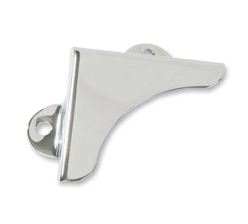 Robe corners, 6 mm, face fix, chrome