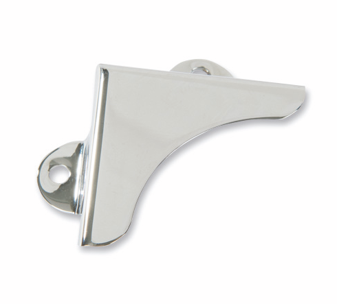Robe corners, 6 mm, face fix, chrome