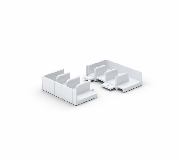 Embouts inférieurs FloorTrack pour rail de roulement