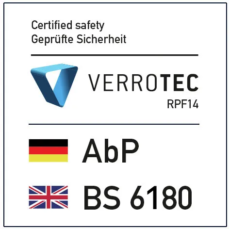 VetroMount® Endkappe, für Seitenprofil U
