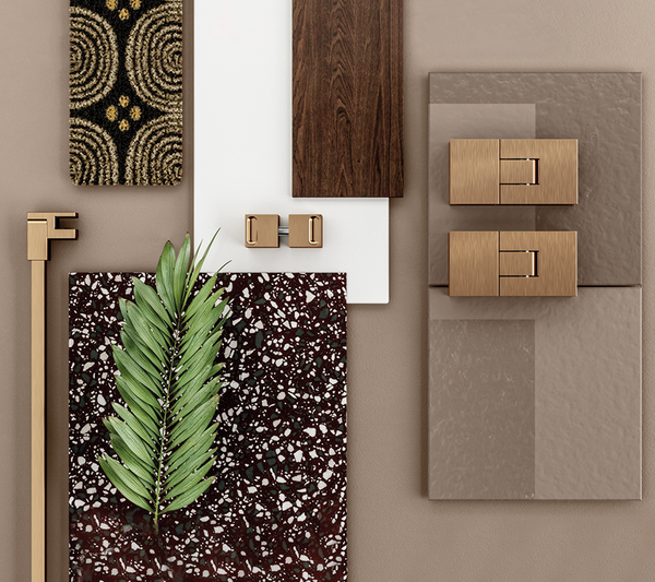 Shower door hinge Juna®, glass-glass 180°