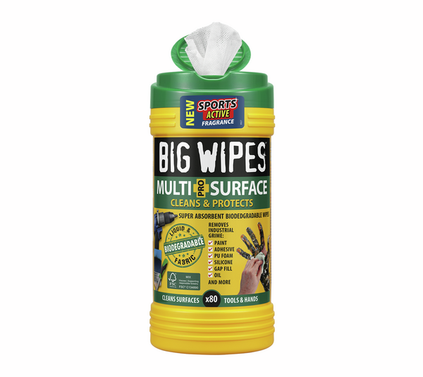 Big Wipes, 4 x 4 multi-surface Pro+