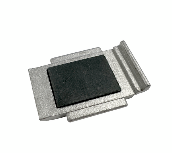 Securing plate, square clamp, 70 x 55 mm, wide