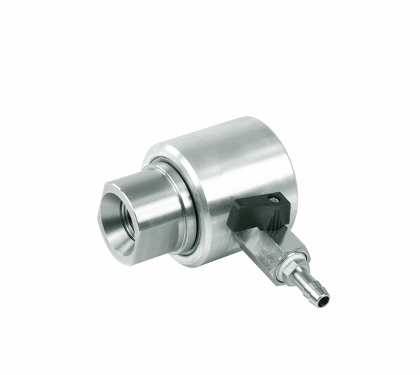 Water flushing chuck for B16 taper mounting