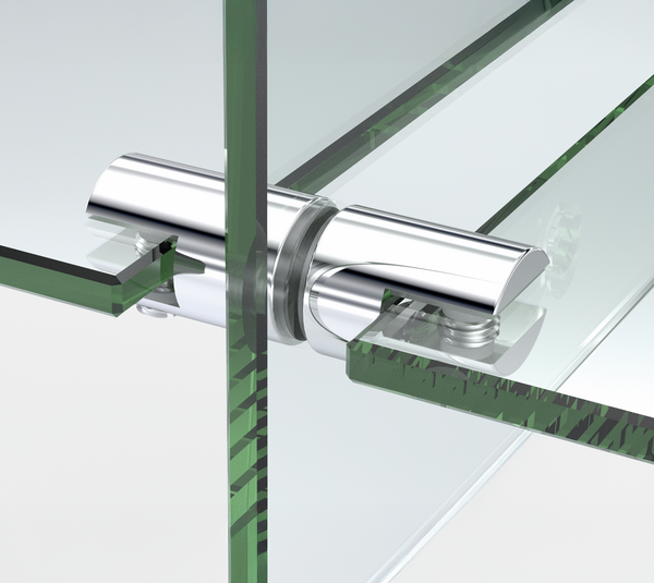 Glass shelf support