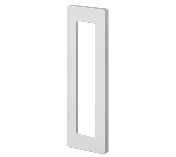 Square flush handle, self-adhesive