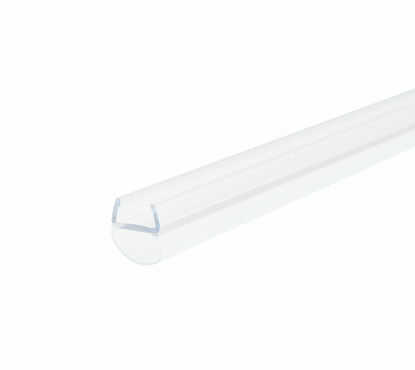 Shower door seal with bellows