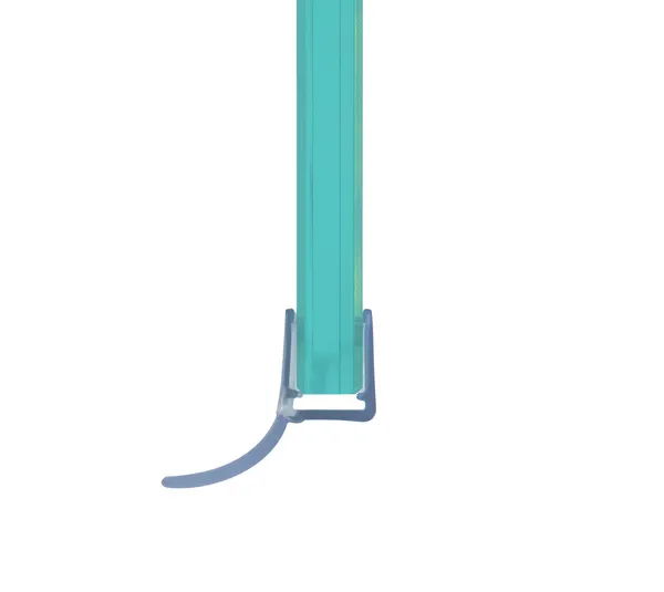 Duschtürdichtung mit langem Wasserabweiser