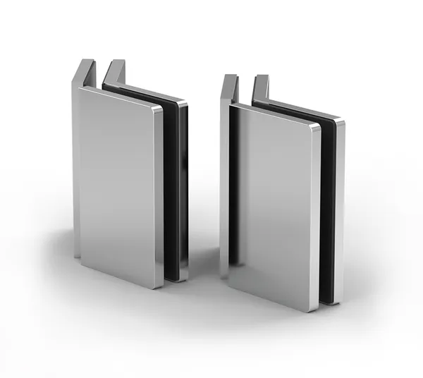 Raccord d'angle Santos verre-verre 135°