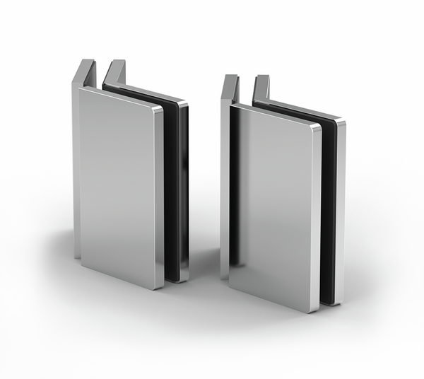 Connettore angolare Santos, vetro-vetro 135°