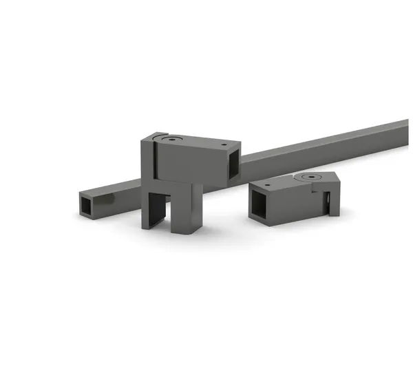 Reinforcement bar set Square 12, glass-wall