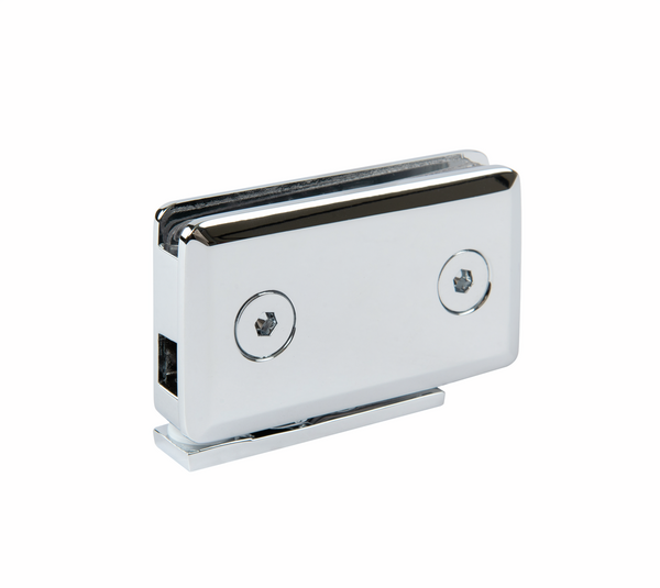 Furniture corner hinge Vitreasy 006, glass-wood