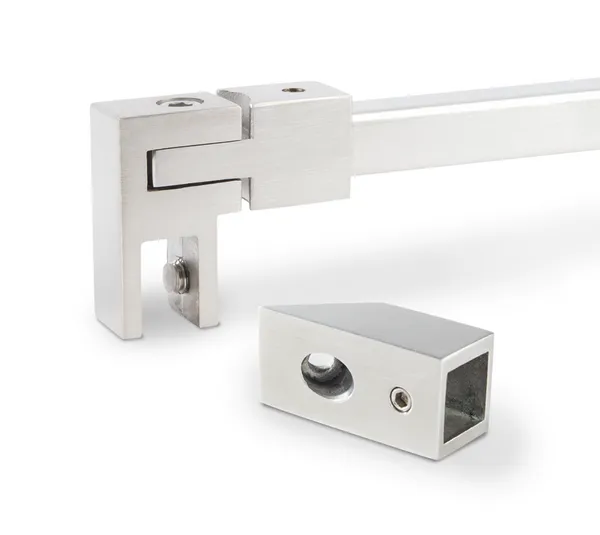 Reinforcement bar set Square 15, glass-wall, 45°