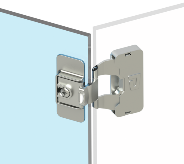 Vitreasy 003 Furniture hinge, glass-glass