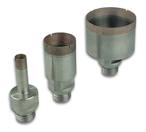 Industrial diamond hollow drill bits 