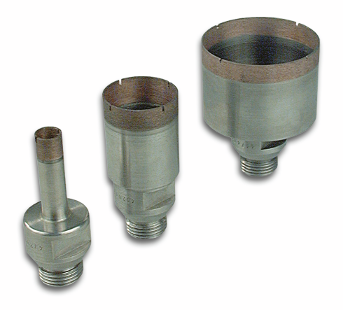 Industrial diamond hollow drill bits