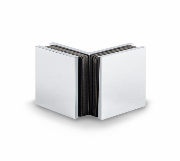 Bilbao Select angle connector, glass-glass 90°
