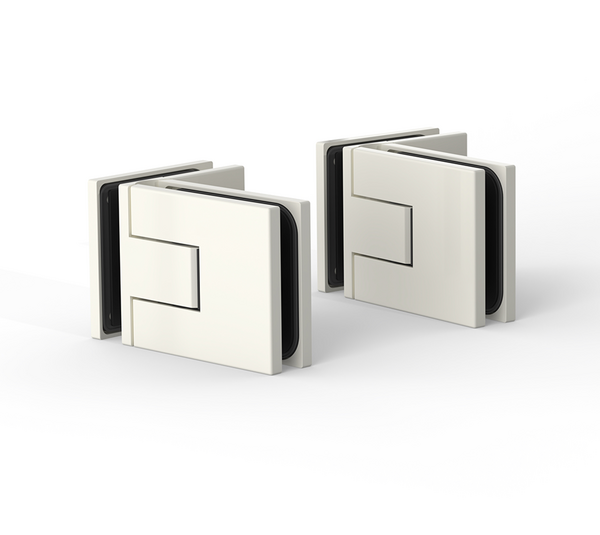 Shower door hinge Juna®, glass-glass 90°