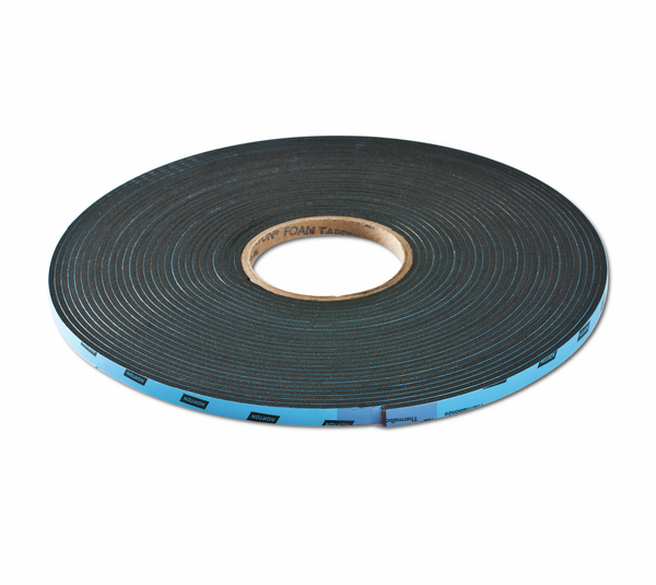 Norton Glazing Tape Black, 9.0 x 3.2 mm x 15.25 m