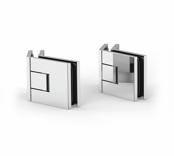 Shower door hinge Juna®, glass-glass 135°