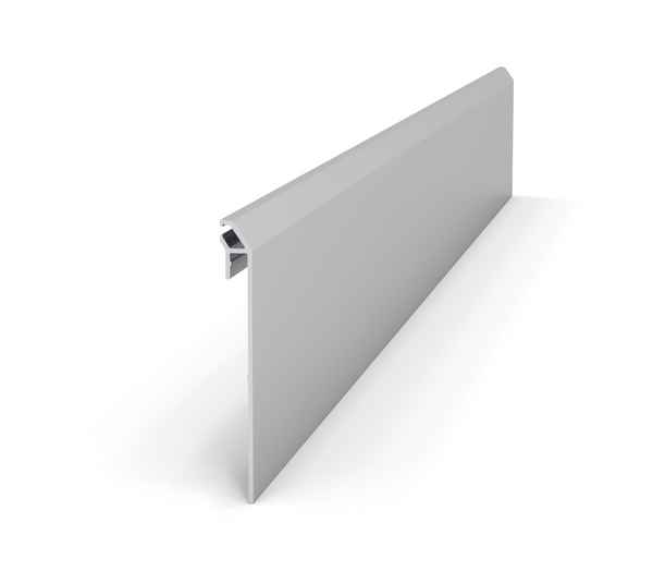 VetroMount® Slim side cover profile, with impact protection