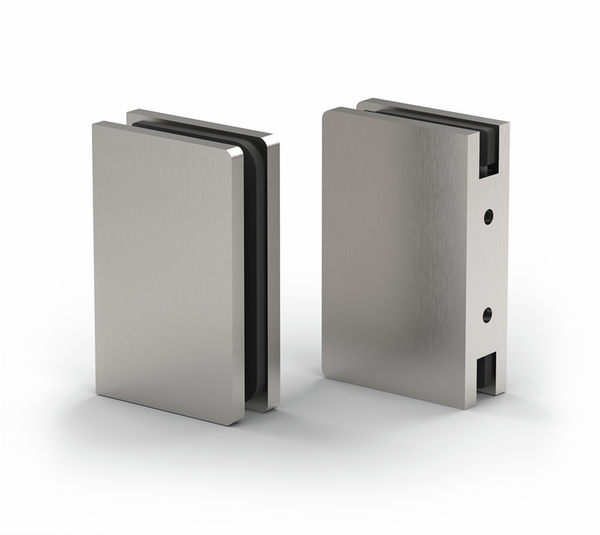 Santos connector, glass-wall 90°