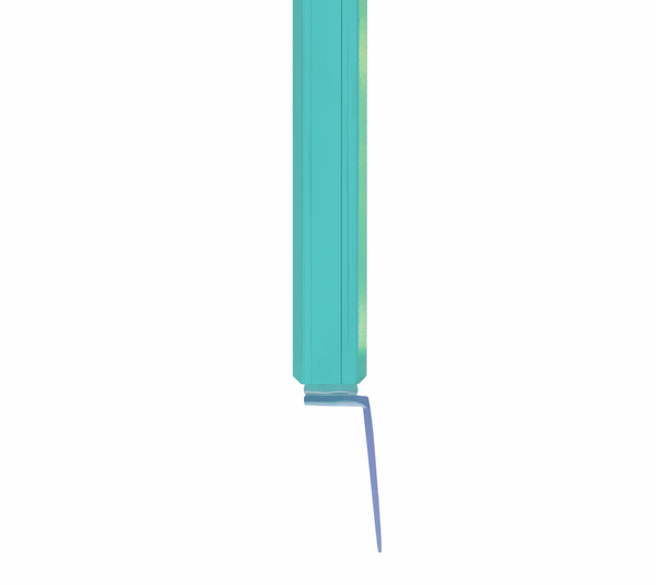 Shower door seal self-adhesive with lateral lip