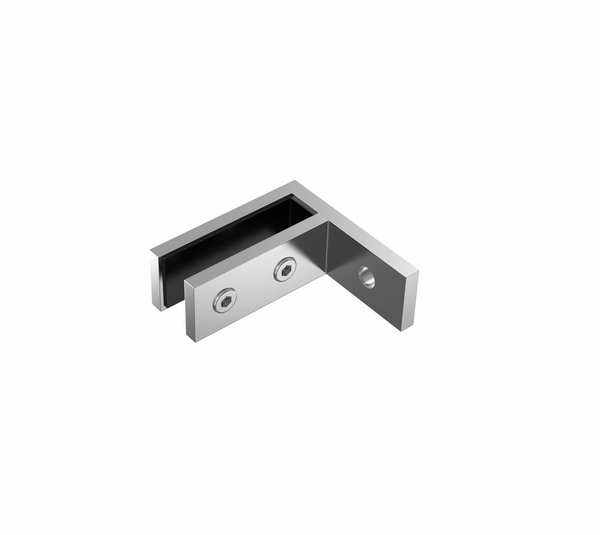 Connector, glass-wall 90°, 10 - 12.76 mm glass