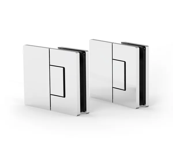 Shower door hinge Santos, glass-wall 180°