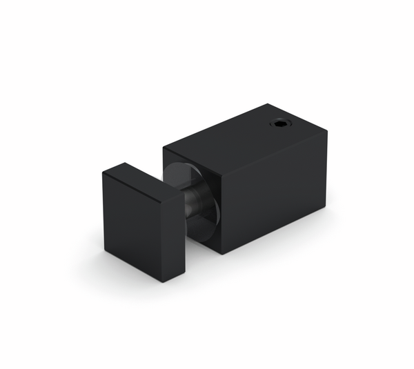 Raccordo per vetro, quadro 12, foratura vetro