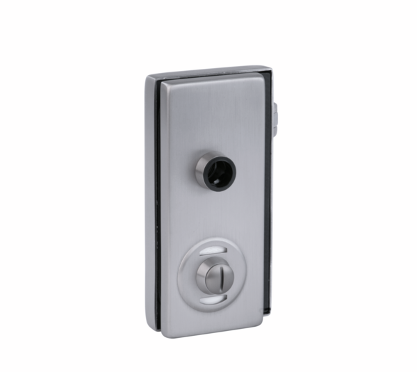 Alea glass door lock WC