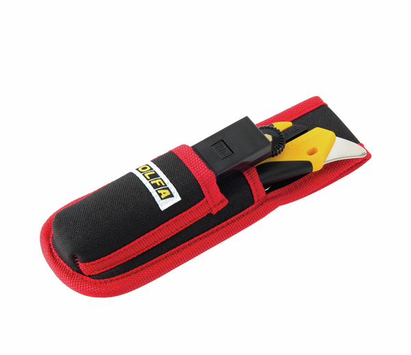 Olfa snap-off knife ultra-sharp with belt pouch