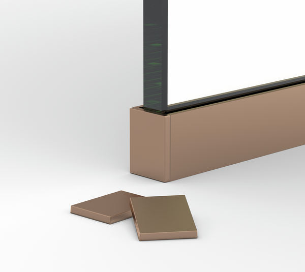 U-profiles end cap set