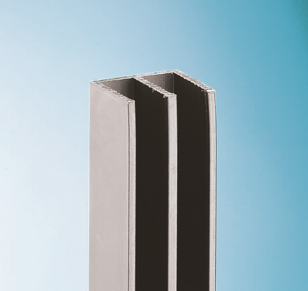 Top / Side track, Double, Nylonslide, 6 mm