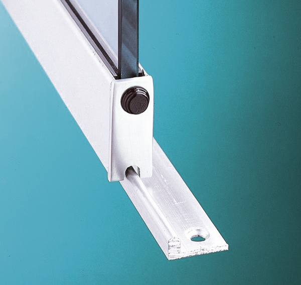 End stop, Freeslide system, 6 mm glass,