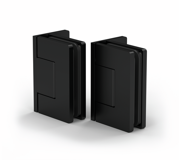 Shower door hinge Santos, glass-wall 90°