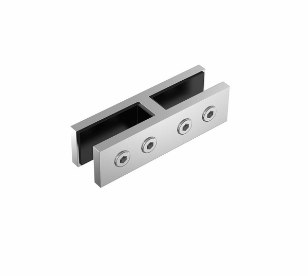 Conector vidrio-vidrio 180°, para 10 - 12,76 mm