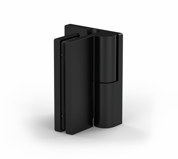 Paumelle pour porte de douche Arta, verre-mur 90°