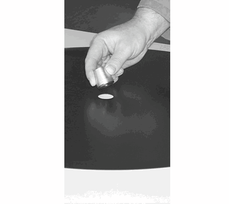 Rubber magnetic disc Ø 600 mm