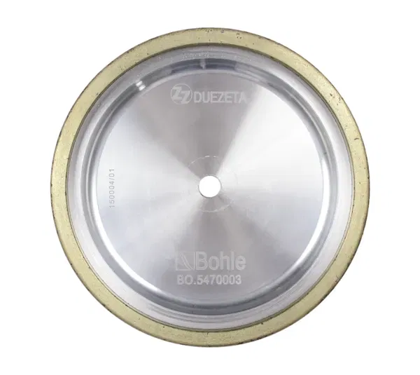 Cup wheel edge diamond / metal bonded