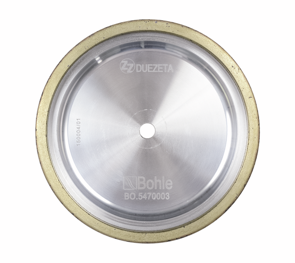 Cup wheel edge diamond / metal bonded