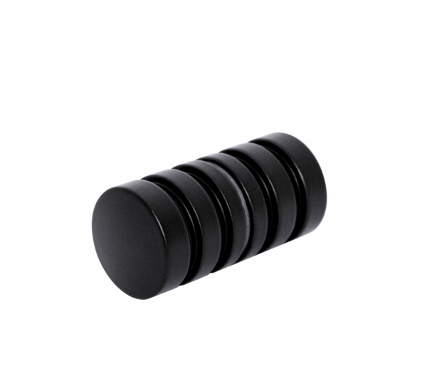 Shower Doorknob Rib black